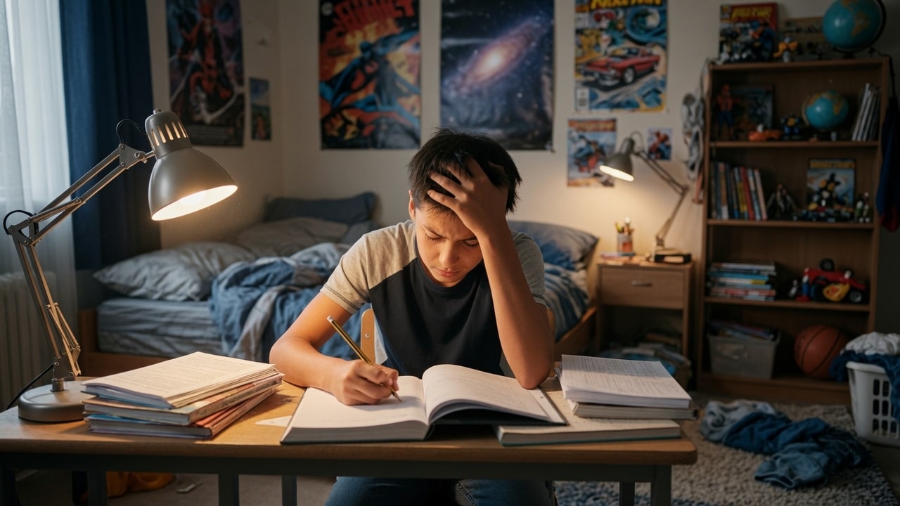 Student Struggling Image